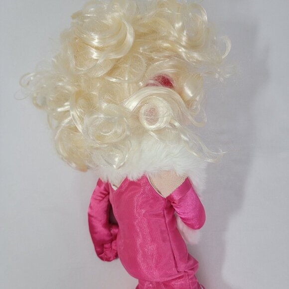 Disney Store MUPPETS Miss Piggy hot pink dress faux fur plush toy Most Wanted - Picture 5 of 7